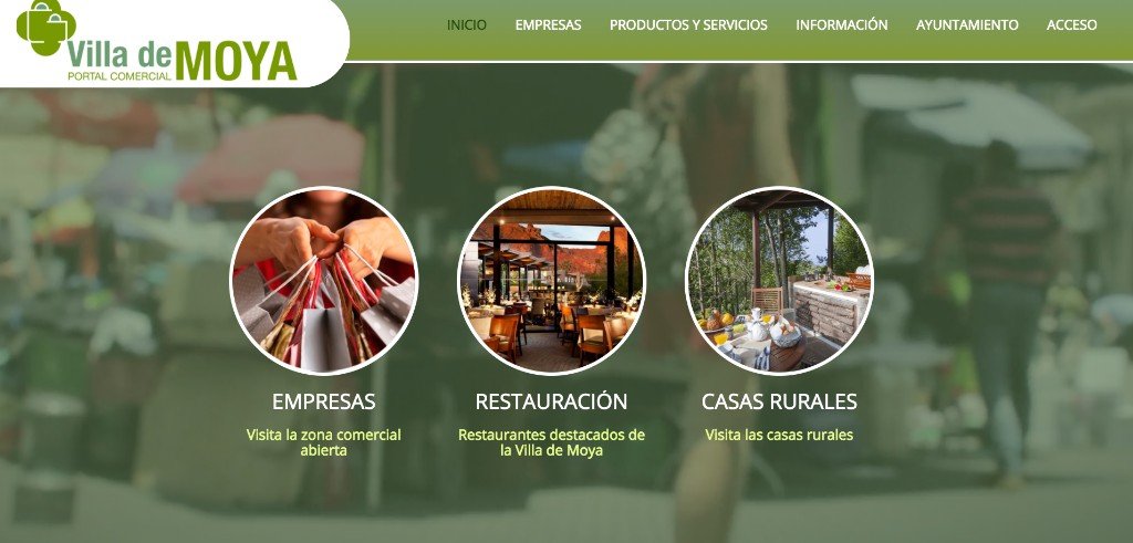 Portal comercial de Moya